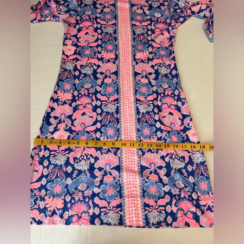 Lilly Pulitzer Marlowe Iris Blue Werk It Engineered Marlow Dress Size S - Picture 8 of 9